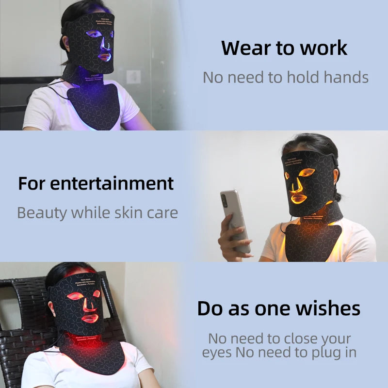 4-Color LED Facial Mask