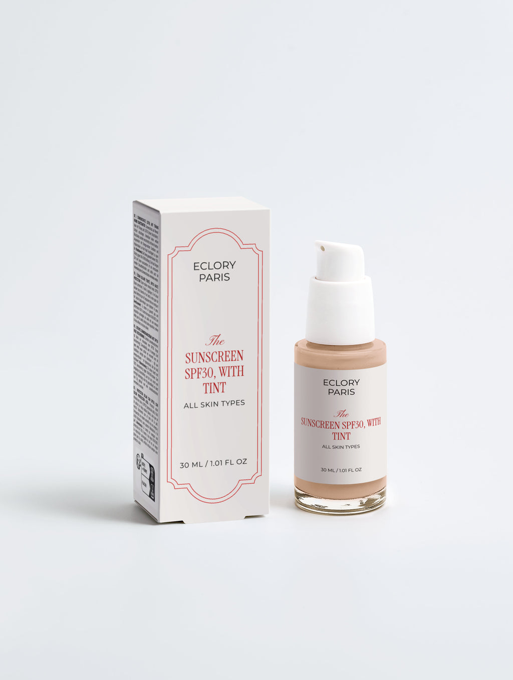 Sunscreen SPF30, with tint