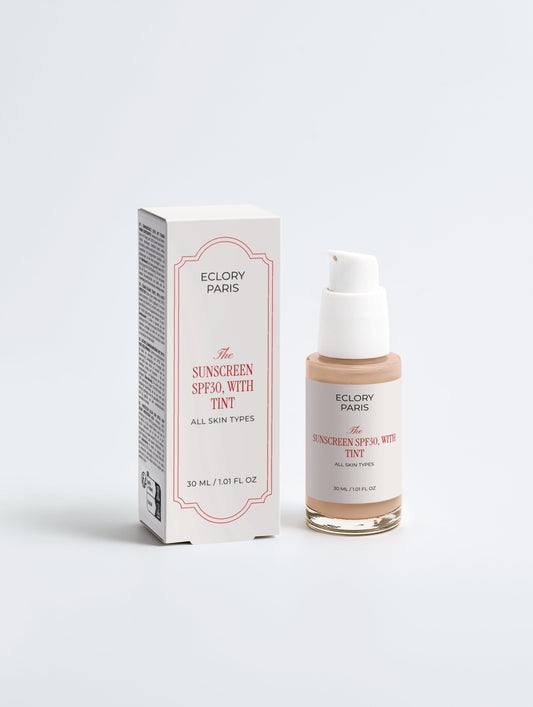 Sunscreen SPF30, with tint